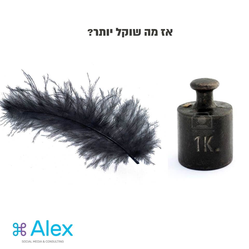 אז מה חשוב יותר איכות או כמות?
